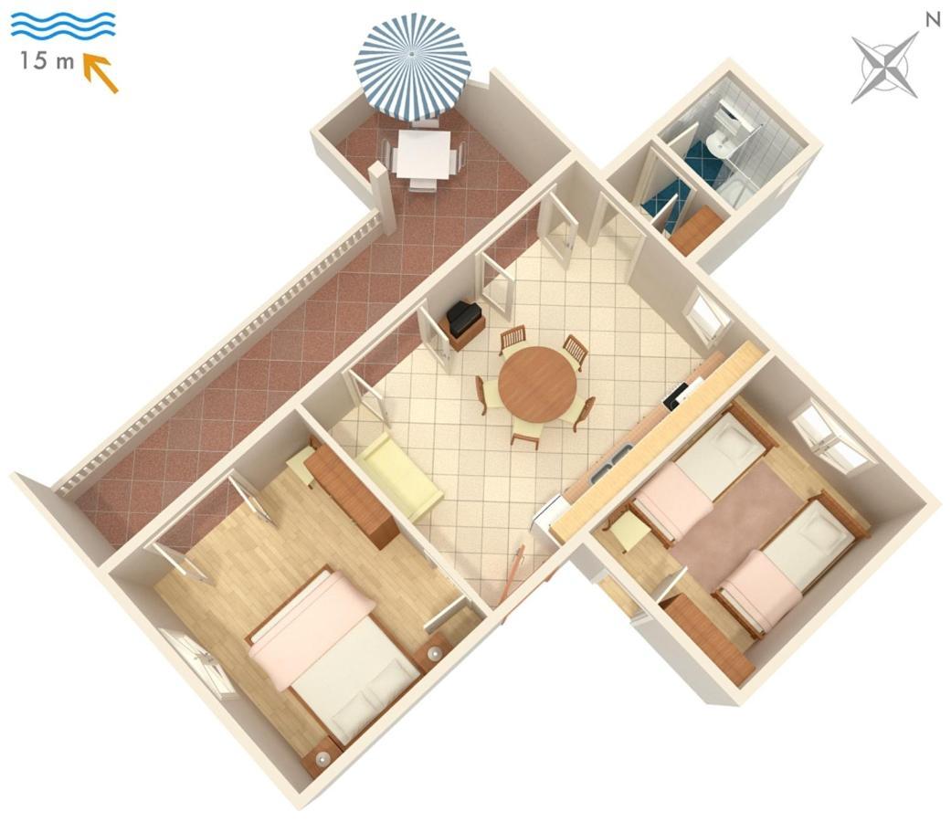 Apartments By The Sea Razanj, Rogoznica - 4253 Eksteriør bilde